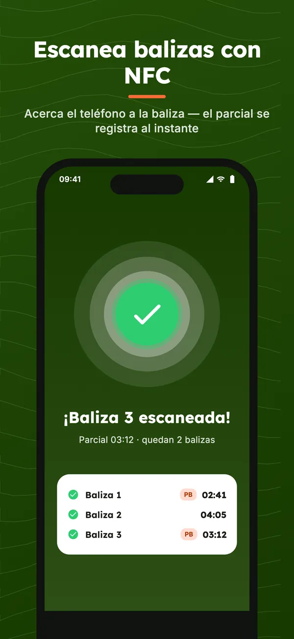 Control marcado con NFC
