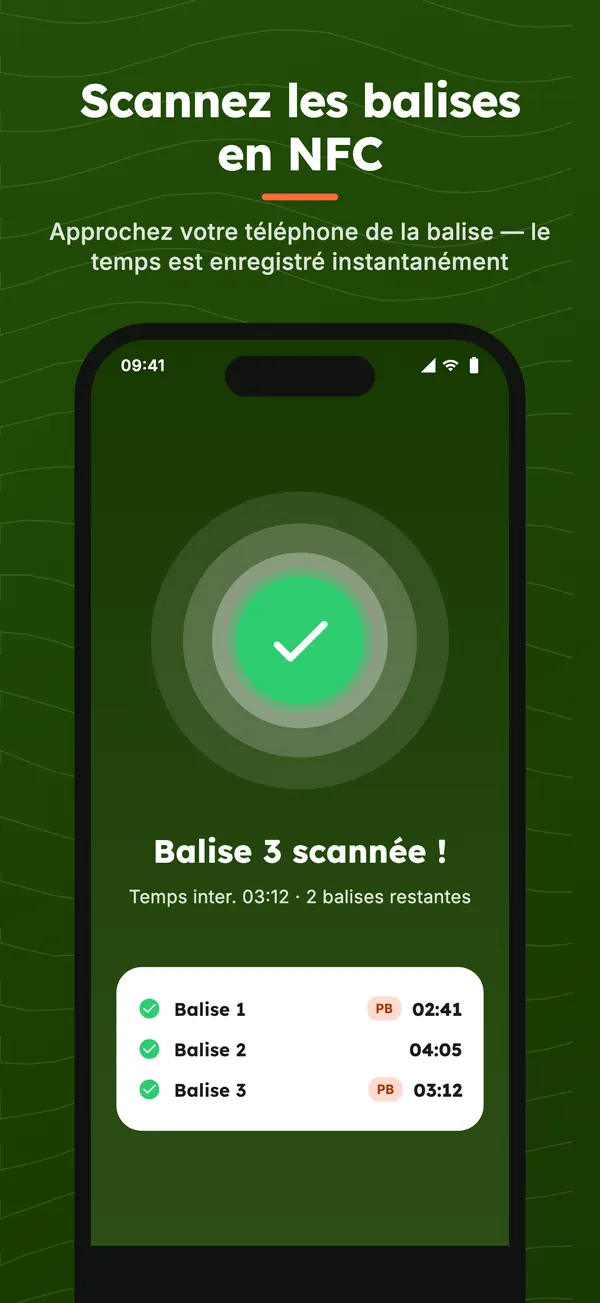 Balise validée par NFC